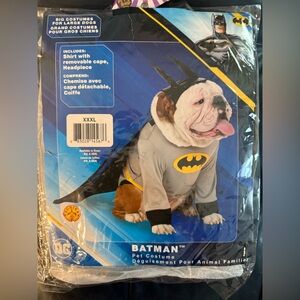 DC COMI. XXXL Batman Dog Costume with Cape NEW